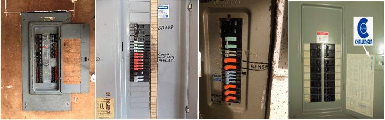 Electrical Panel Change and Upgrades needed for these panels